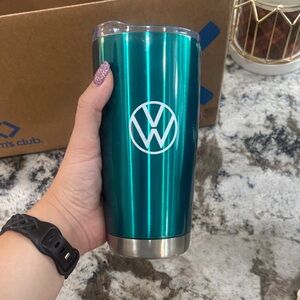 Volkswagen Teal Tumbler, Used Condition